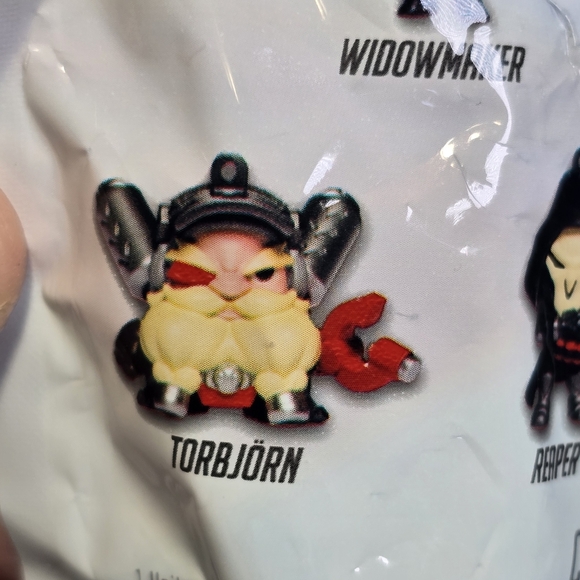 Blizzard Overwatch Backpack Keychain Hanger Torbjorn NEW Open Package - Picture 5 of 8